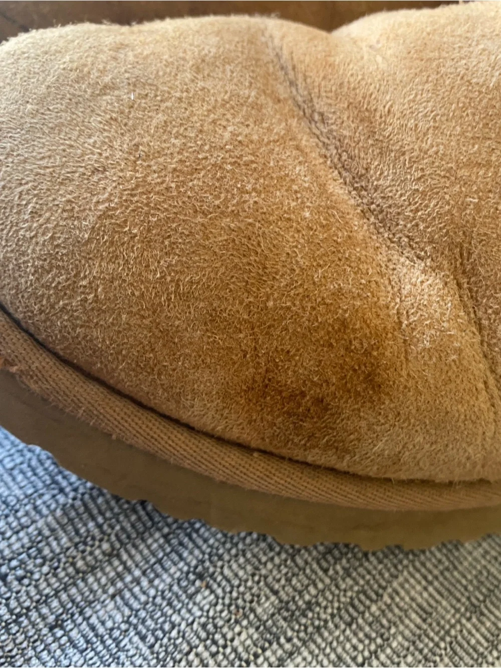 UGG Australia Classic Short Cuffable Shearling Boots Chestnut Women's Size 8